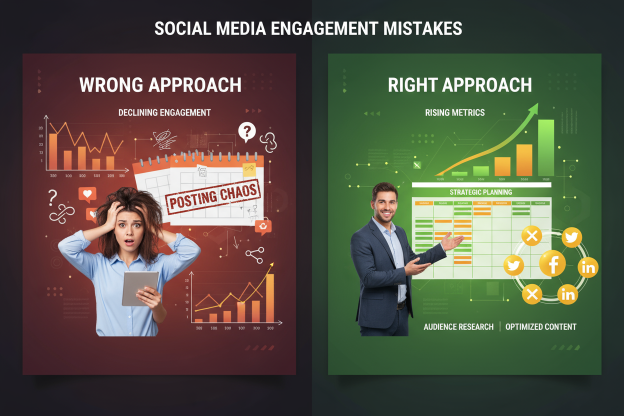 3 Errori Fatali Che Stanno Uccidendo il Tuo Engagement sui Social (E Come Risolverli)